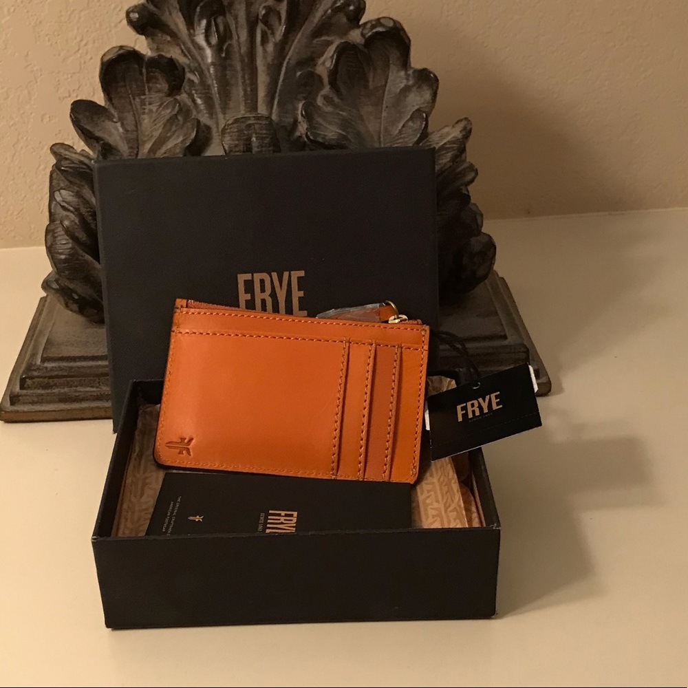 Frye wallet in box with tags